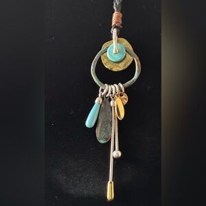 Turquoise Multi-Color Pendant Necklace